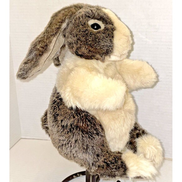 Folkmanis Dutch Bunny Rabbit Plush Full Body Puppet Childs Play Pretend Show - Picture 1 of 11
